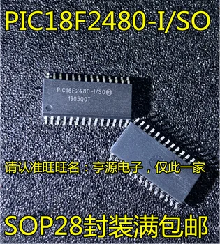 2pcs novo original PIC18F2480 PIC18F2480-I/SO SOP28 pino 8-bits do microcontrolador chip