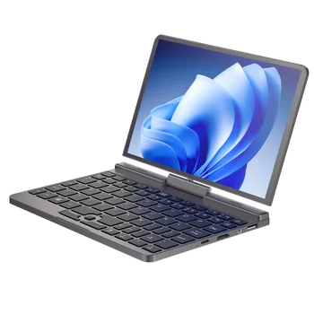 2023 12 Gen Mini Laptop da Intel N100 Quad Core de 8 Polegadas de Tela LPDDR5 12G 4800MHz Windows10/11Pro WiFi6 BT5.2 RJ45 LAN