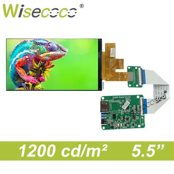 O Brilho alto LCD Display de 5.5 Polegadas com 1920x1080 Legível a luz Solar 1200 Lêndeas IPS Ultra-fina e Ampla de Temperatura ao ar livre Visor