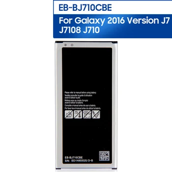 NOVA Substituição da Bateria do Telefone EB-BJ710CBC Para Samsung GALAXY 2016 Versão J7 SM-J7109 J7108 J710F J710K EB-BJ710CBE de 3300mAh