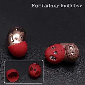 Ouvido, Tampões de Capas Para Samsung Galaxy Botões ao Vivo Almofadas de Ouvido Fones de Almofada bluetooth Fone de ouvido de Silicone Em-Orelha Fones de ouvido 2pcs/par