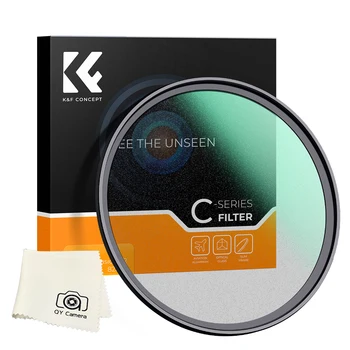 K&F Conceito Lente de Difusão de Filtro de 72mm 1/2 Preto Pro Névoa Revestimento Anti-reflexo Nikon Z 24mm F1.8 Da Série C