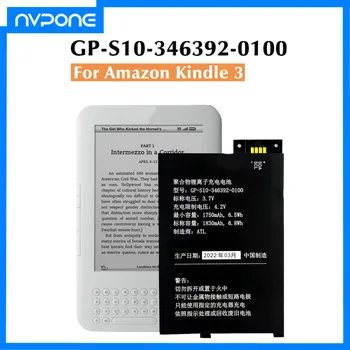 100% Novo 3.8 V-4.35 V 1900mAh Kindle 3 da Bateria Para o Amazon Kindle 3 III Teclado eReader D00901 Grafite 170-1032-00 / FS249 +ferramentas