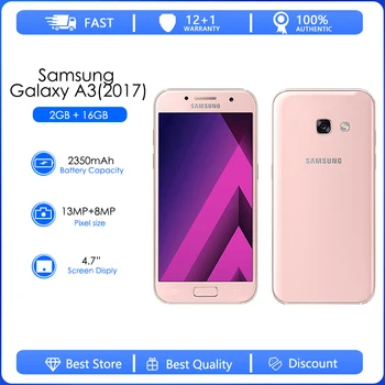 Samsung Galaxy A3 (2017) A320F Remodelado-Original Desbloqueado A320FL A320Y Android Wi-Fi gratuito 13.0 MP de 4,7