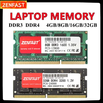 ZENFAST Ram DDR3 de Memória DDR4 4GB 8GB 16GB 32GB 1333 para 1600 2133MHz 2400 2666 3200MHz 260pin Unbuffered Notebook Laptop Memoria