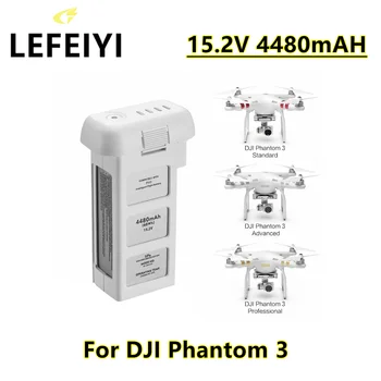 LEFEIYI Drone Bateria DJI fantasma Profissional 3/3/Padrão/Avançado 15.2 V 4480mAh LiPo 4S Inteligente da Bateria