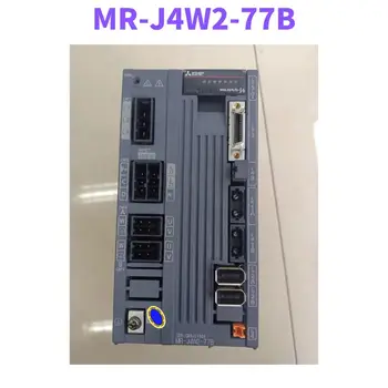 Usado MR-J4W2-77B MR J4W2 77B Servo Unidade Testada OK