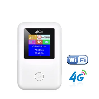 Exterior do Office Computadores sem Fio, Roteadores de Rede Hotspot Modem Lte 4G Wifi Router Com Slot para Cartão Sim Bolso Mifi Repetidor