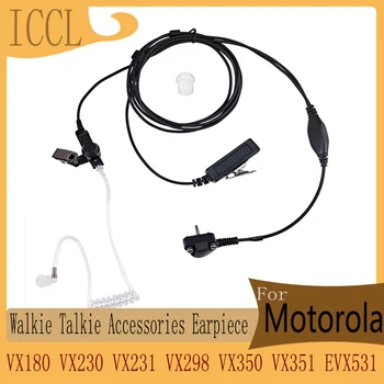 RISENKE Auricular Compatível com Motorola Vértice VX180 VX230 VX231 VX298 VX350 VX351 EVX531 Fone de ouvido Walkie Talkie Fone de ouvido