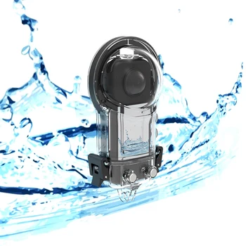 Caixa à prova d'água Caso para Insta 360 X3,Subaquática, Mergulho Escudo Protetor Aciton Acessórios para câmeras