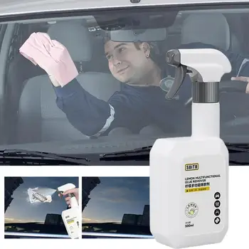 500 ml Removedor de Adesivo Spray Adesivo de Carro Removedor de Auto Removedor de Cola com Segurança Remove os Rótulos Adesivos Resíduos de Fita Ferramenta de Limpeza