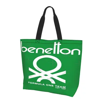 Benetton Fórmula Equipe de 80 Coleção Bolsa de Ombro, Bolsa de Armazenamento de Férias de Grande Capacidade de Esportes Saco de Ombro Multi-Padrão do Estilo