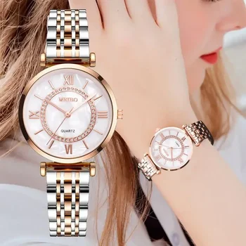 Cristal Das Mulheres Pulseira De Relógios As Melhores Marcas De Moda Do Diamante Senhoras Relógio De Quartzo Do Aço Feminino Relógio De Pulso Montre Femme Relógio