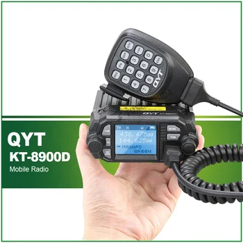 Mini rádio móvel QYT KT-8900D duas vias de rádio dual band de rádio