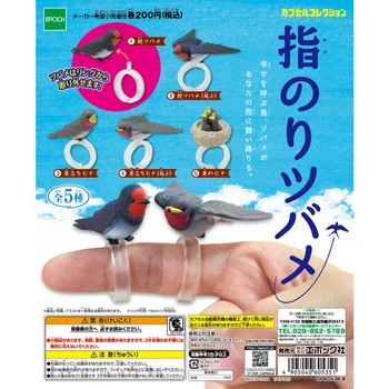 TARLIN Japão Gashapon Figura Anime Kawaii Engolir o Anel de Papagaio de Aves em Miniatura Gacha Estatueta Bonito Cápsula de Brinquedo