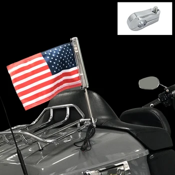 Moto Ronda Pós Mastro LED Mastro Conjunto Adequado de Abertura:12mm Para Honda Goldwing Bmw, Harley-Davidson, a Yamaha Indiano