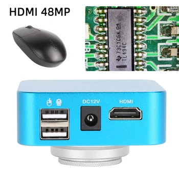 HDMI, VGA em Full HD a 30FPS 4K de 2MP USB Microscópio Câmara Industrial Eletrônica Digital Microscópio de Vídeo da Câmera Para o Telefone da CPU do PWB