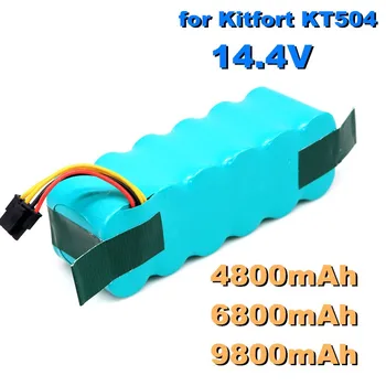 Super Bateria para Kitfort KT504 Haier T322 T320 Panda X 500 X580 X600 Ecovacs Espelho CR120 Dibea Aspirador de pó Robótico 9800mAh