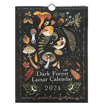 Floresta Escura Natal Calendário 2024 Impermeável Floresta Escura Calendário Impermeável Perfeito Para O Natal E Presentes De Páscoa
