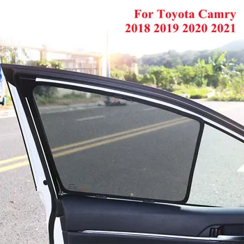 Magnético Carro Sombra de Sol com Protecção UV Janela Lateral do pára-Sol Para Toyota Camry 2018 2019 2020 2021 Acessórios de decoração