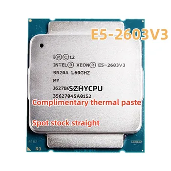 Usado Intel Xeon E5 2603 v3 E5 2603v3 1.6 GHz Six-Core de Seis Thread da CPU Processador de 15M de 85W LGA 2011-3