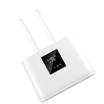 Roteador Wifi 4G CPE Wifi Cartão Sim Antena Externa RJ45 WAN LAN de Alta Velocidade Roteadores sem Fio do Adaptador de Rede, Plug EUA