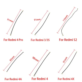 30Pcs/Monte，Original Para Xiaomi Redmi 3 3 4 4A 4X 5A 5 e 6 6A 7 S2 Interno de Wifi do Sinal de Antena de cabo do Cabo flexível do Conector de Fios de Fita