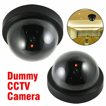 MIni Câmera CCTV Falso/Manequim Câmera da Abóbada do Flash balaustrada Licht installeren Fora/interno de Câmera de Vigilância Manequim CCTV Câmera