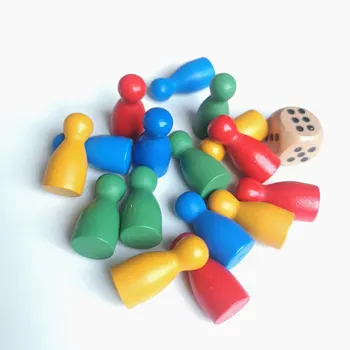 10 Pedaços de Peças de Xadrez Jogo de Tabuleiro de Acessórios de Madeira Garras/Jogos de tabuleiro e Outros Acessórios para jogos