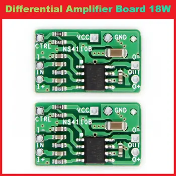 2PCS Amplificador Diferencial Conselho 18W Digital Classe D/AB NS4110B de Tensão 6-14V Amplificador de Potência de Áudio