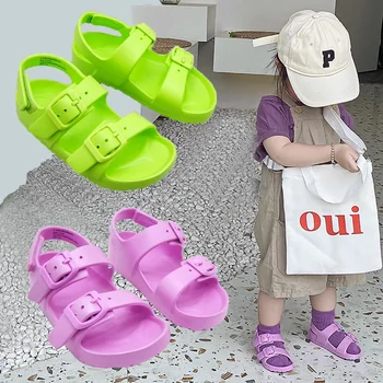 Crianças, Verão, Sandálias Leve, antiderrapante EVA Criança Sandálias Baby Beach Crianças Open Toe sapatos para crianças
