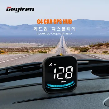 GEYIREN G4 GPS HUD Velocímetro Digital Head-up Display 