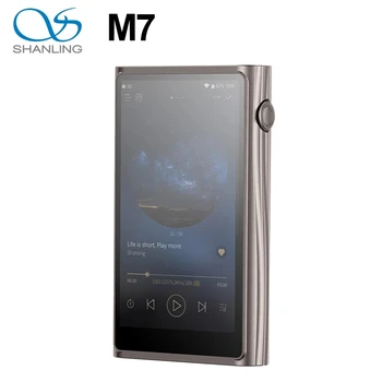SHANLING M7 Portátil de Música do Android Leitor de MP3 Hi-Res Aparelhagem hi-fi DAP ES9038pro DAC MQA DSD512 Bluetooth 5.0 32Bit 768kHz