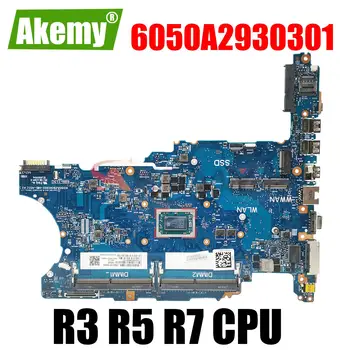6050A2930301-MB-A01 placa-mãe Para o HP ProBook 645 G4 655 G4 HSN-I15C Laptop placa-Mãe Com R3 /R5 /R7 CPU L12801-601 DDR4