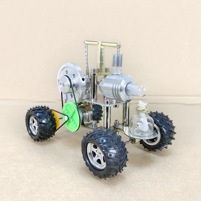 Ensino de física Stirling modelo de micro-modelo do motor potência de vapor de tecnologia da pequena produção experimental de brinquedo alunos