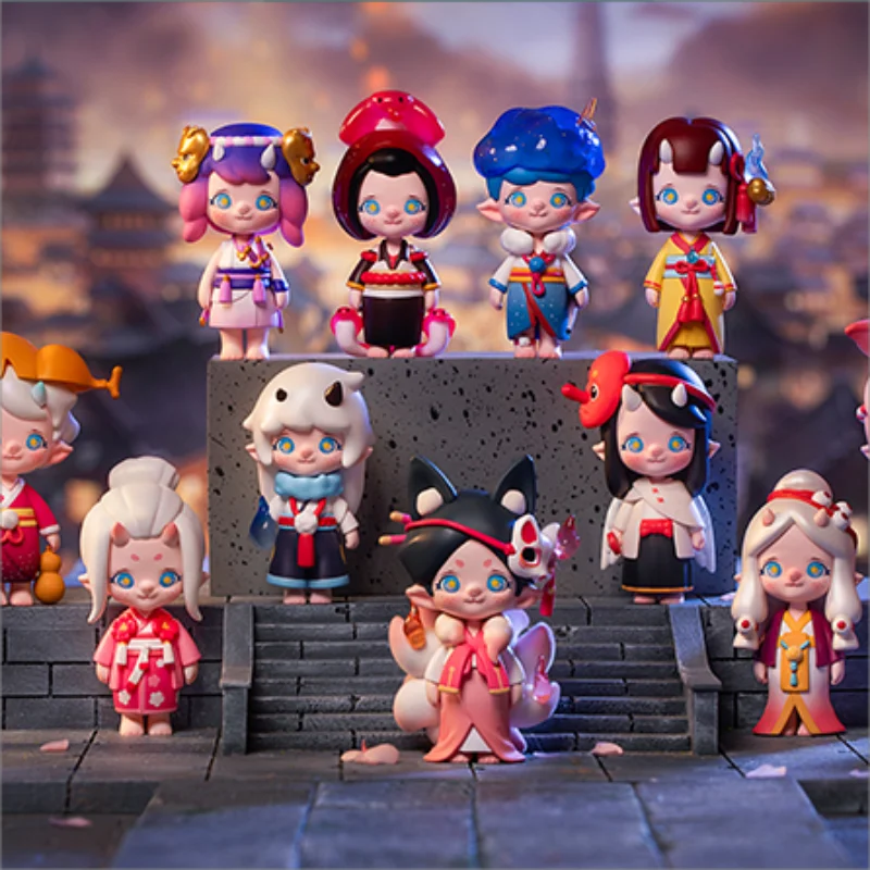 Pop Mart ZOE Monstro História da Série Mistério de Caixa de Caixa de estore Coleção de Figuras de Ação Moda Brinquedo Boneca Bonito Presente Criativo Ornamento